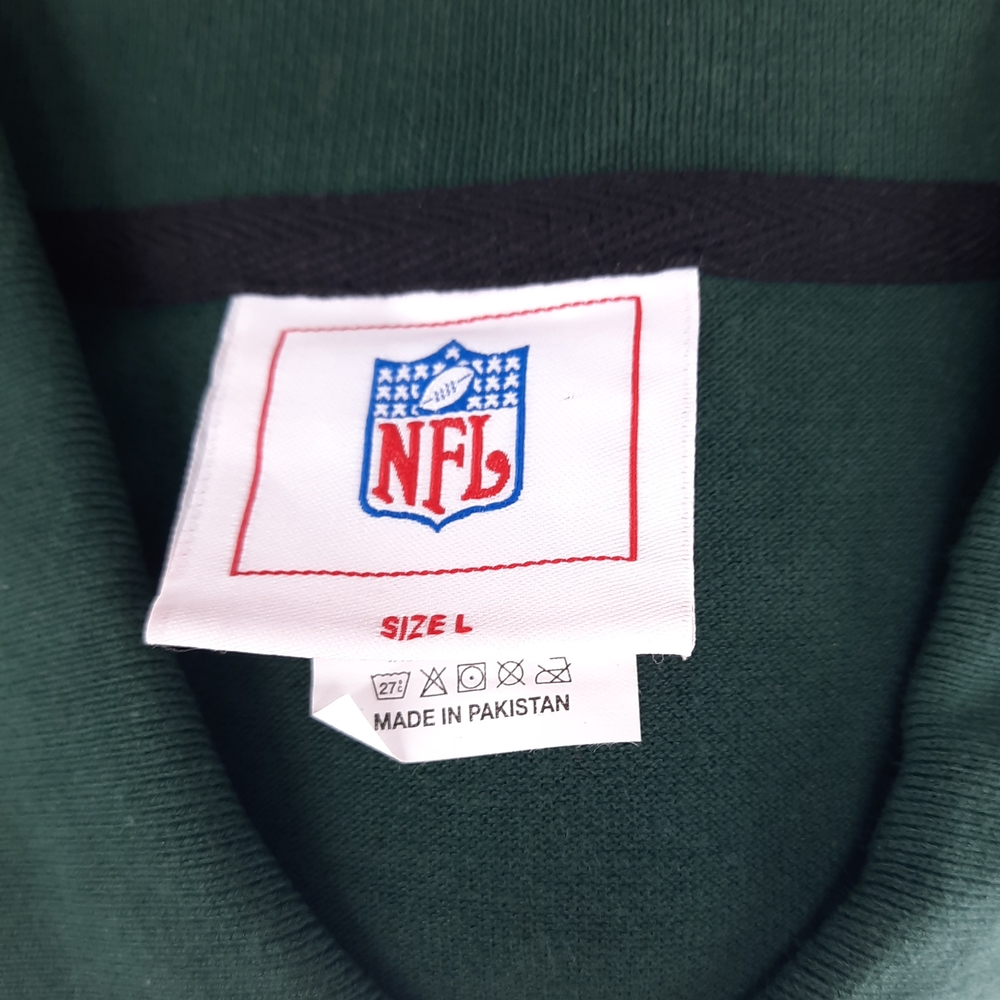NFL New York Jets Green Golf Polo Shirt Men's Size L Short Sleeve Embroidered - Picture 8 of 8